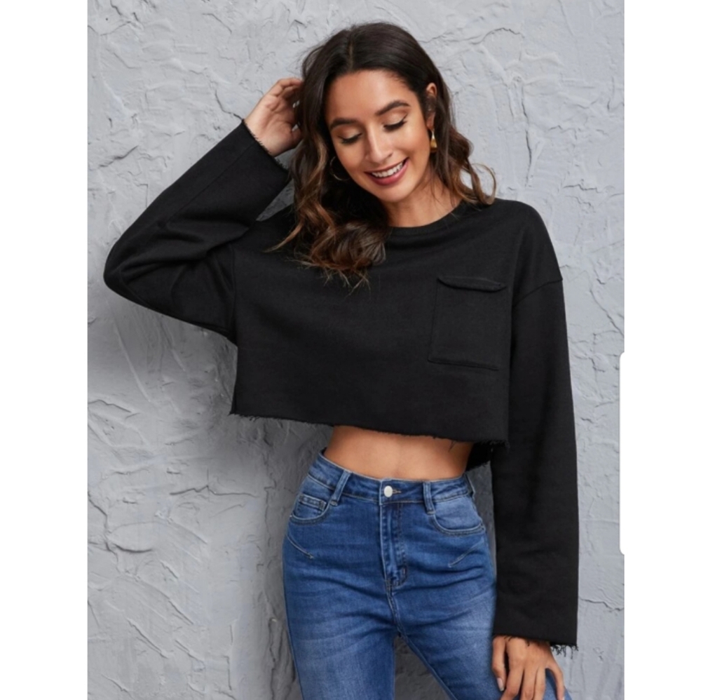 🍂 Long Sleeve Crop Tee 🍂